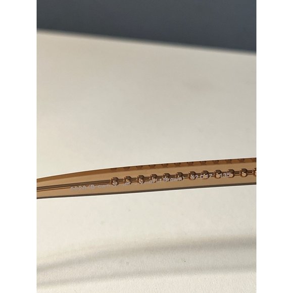 Coach Eyeglasses HC 6072 T, Brown Crystal Light Brown Frames - Picture 8 of 12